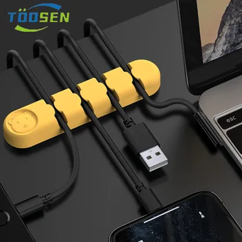 Silikagel USB Line Slušalke Skladu Navijalec Namizje Žice Določen Manager Urejeno Orodje za Upravljanje Lep Večnamenski Posnetek