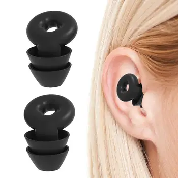 Silikonski Slušalka Hrupa Preklic Zaprta, Opremo Za Zaščito Sluha Spalna Uho Plug Udobno Mehko Nepremočljiva Za Šport