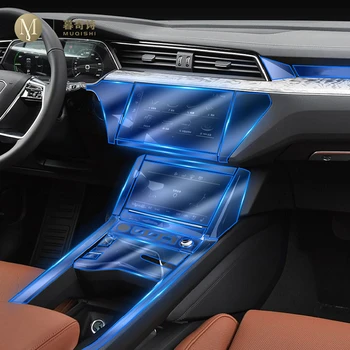 Za Audi e-tron 45 55 2020-2023 Avto Notranje zaščite film TPU prozorna samolepilni Barve film konzole Anti scratch PPF