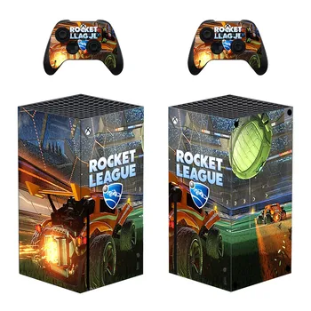 Raketni Lige Kože Nalepke Nalepke Kritje za Xbox Serije X Konzolo in 2 Krmilniki Kože Vinil