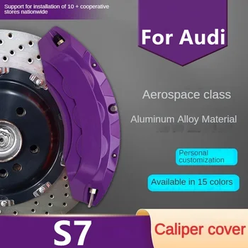 Za Audi S7 Avto Zavorne Čeljusti Kritje Spredaj Zadaj 3D Aluminij Metal Kit Fit 4.0 2.9 TFSI Quattro 2013 2016 2018 2020 2022 2023