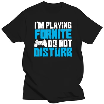 100% Bombaž blagovne znamke moških srajc igram Fornite ne moti Kreativni Grafični moda poletje majica