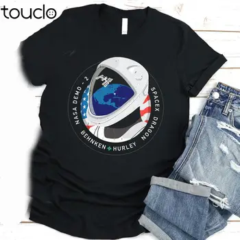 Naloga Obliž Posadke Zmaj Demo-2 Spacex Zda Prostor Sila T-Shirt