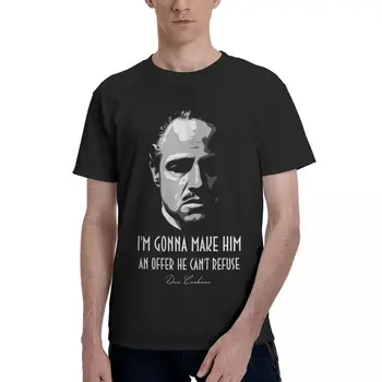 Duhovit Boter Vito Corleone 7 Tees Novost za Odrasle T-shirt Šala Prosti čas Visoke kakovosti Retro Eur Velikost