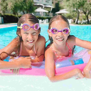 Otroci Plavanje Očala Meglo Brezplačno Otroci Plavanje Očala Toddlers Risanka Samorog Buljiti