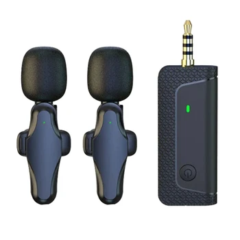 K35pro Brezžični Mikrofon Lavalier Mikrofon Za Kamero Mobilnega Telefona Za Snemanje Video Zvočnik Slušalke Trajne