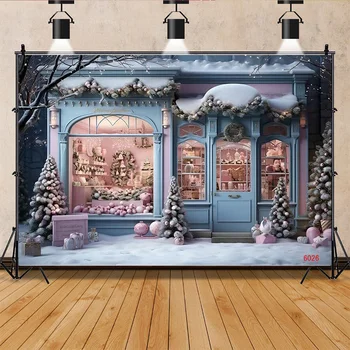 ZHISUXI Božični Dan Fotografije Kulise Vesel Magic Božič ve Novo Leto Sladkarije Kamin Studio Ozadju Rekviziti JD-10