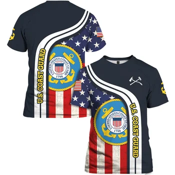 Najnovejše 3D Tiskanih Ameriki Dan Spomina Moške majice Vojske Veteran US Air Force Grafični T Srajce Mladinska Oblačila Kakovosti Tees