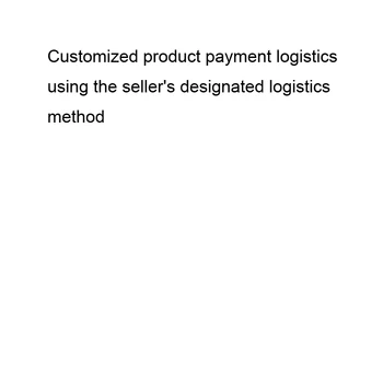 Prilagodite izdelek plačilo logistike z uporabo prodajalca določenih logističnih metoda