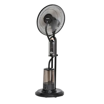 16-Inch Daljinsko Upravljanje Električni Ventilator Stojalo Tla Vlažilnik Zraka Hlajenje Stoji Razpršeno Vodo Megle Fan