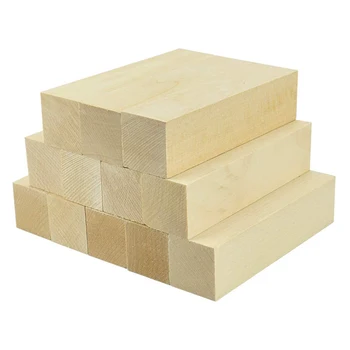 Whittling in Rezbar, Wood Blocks Nedokončane, Wood Blocks Basswood Carving Bloki Mehki Les Set za Carving Začetnike
