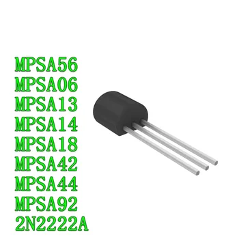 100 kozarcev MPSA56 TO92 A56 to-92 Tranzistor MPSA06 MPSA13 MPSA14 MPSA18 MPSA44 MPSA42 MPSA92 A06 A13 A14 A18 A44 A42 A92 2N2222A