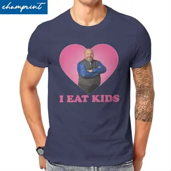 Smešno jem Otroci Bertram T-Majice za Moške O Vratu Čistega Bombaža T Majice Kratek Rokav Tee Shirt Edinstveno Vrhovi
