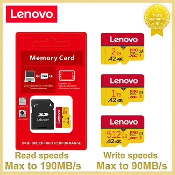 Lenovo 2TB A1 Mikro TF Kartico SD 1TB 512GB Pomnilniška Kartica High Speed SD 128GB 256GB Nepremočljiva Mini Memoria Za Nintendo Stikalo