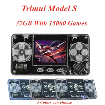 Novi 2,0-palčni TRIMUI Model S A66 Različica Mini Žep Ročno Igralno Konzolo 32GB 15000 Retro Video Igre Igralec Konzole Otroci Darilo