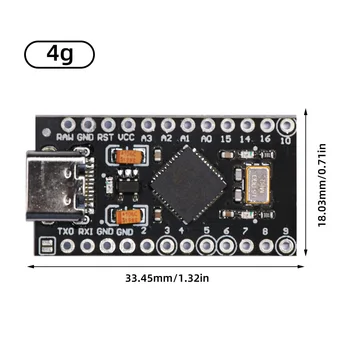 5V ATmega32U4 Čip Razvoj Odbor Vrsta Modula-C USB Izboljšana Različica Mini Razvoj Modul 9 kanalov, 10 bit ADC