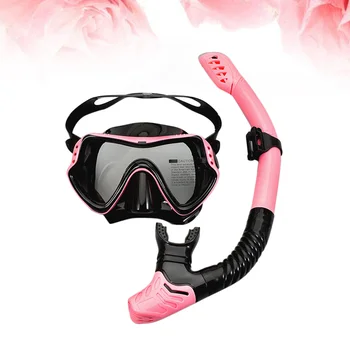 1 Sklop Maska za Potapljanje Kit Silikonski Anti-fog Potapljaška Očala in Dihalne Cevi, cevi za zrak Plavati Oprema
