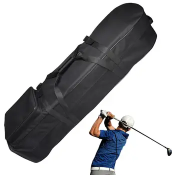 Črna Torba za Golf 900D Oxford Zgosti Golf Potovanja Primeru Lahki Velika Potovalna Torba Primeru Golf Klub Nosijo Torbe za Golf Vrečko Zaščitna