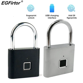 Biometričnih Zaklepanje Vrat brez ključa Prstnih Ključavnico, Varnostno Prstnih Zaklepanje Električni Prtljage Primeru Smart Zaklep Proti kraji Zaklepanje Vrat