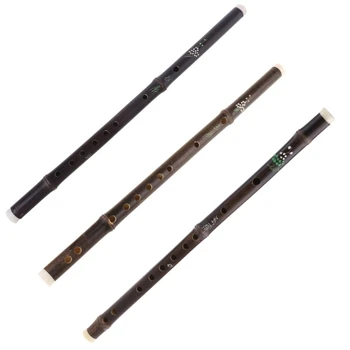 Strokovno Black Bambusa Dizi Flavta Tradicionalne Ročno Kitajski Glasbeni Pihalni Instrument, F Ključ za Ključ Študija