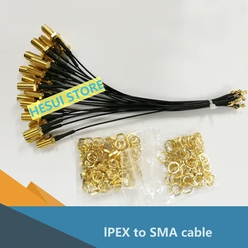 Ipex da sma kabel za prenos linija WIFI antena podaljšanje linije sma ženski glavo zunanji navoj notranji iglo skakalec