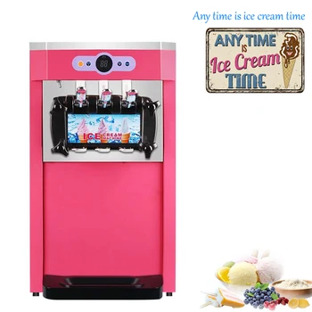 PBOBP Namizje Majhne Mehke Ice Cream Pralni 3 Okusov sladoleda Oblikovalci 110V 220V