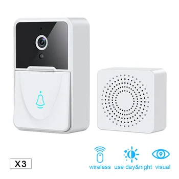 X3 Brezžični Zvonec Wifi Outdoor Hd Kamera Varnost, Ki Jih Bell Nočno Gledanje Video Interkom Glasovne Spremembe, Za Začetni Zaslon Po Telefonu