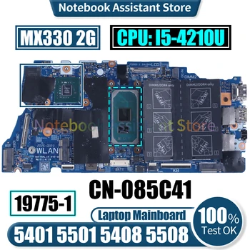 19775-1 Za Dell 5401 5501 5408 5508 Laptop Mainboard CN-085C41 SRG0N i7-1065G7 N17S-G3-A1 MX330 2G Zvezek Motherboard Preizkušen
