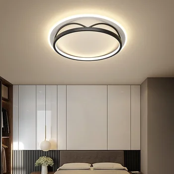 Spalnica led stropna svetilka preprosta sodoben spalnico lučka za Nordijsko luksuzni dodatki neto rdeče soba lučka ustvarjalne osebnosti svetilke