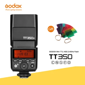 Godox TT350 C/N/S/F/O Mini Bliskavica 2,4 GHz TTL HSS GN36 Brezžična Bliskavica Speedlite za Canon, Nikon, Sony Fuji in Olympus Fotoaparati