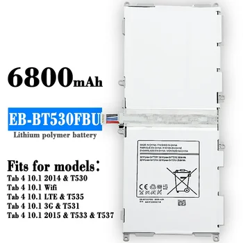  EB-BT530FBU Mobilni Telefon Nadomestna Baterija Za Samsung SM-T530 GALAXY Tab 4 10.1 T531 535 Tablet Novo Baterijo