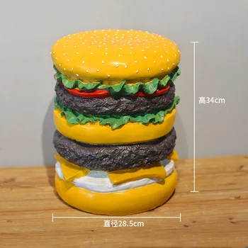 Sodobno Minimalistično Blato Smolo Burger Koruza Ustvarjalne Čevelj Spreminjanje Veter Blata, Dnevna Soba Okraski Doma Pohištvo Dekoracija