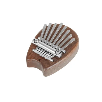 8 Tipke Mini Sova Kalimba Palec Klavir Neprisiljen-V-Zvedeti Glasbeni Mbira Instrument Za Začetnike