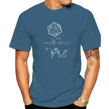 2022 Moda za Prosti čas Znanost 20 Stranicami Kocke T-shirt Harajuku Ulične 100% Bombaž Grafike Tshirt blagovnih Znamk Tee Vrhovi