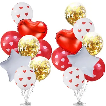 Poroka Dekoracija Ljubezen Balon Poroko Srce Balon na Helij Napihljivi Valentinovo, Obletnico Dogodka Stranka Diy Odlikovanja