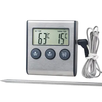 Digitalni Žar Mesa Termometer Za Pečica Thermomet S Samosprožilcem, Sonda Za Meso, Kuhanje Kuhinjski Termometer Za Merjenje