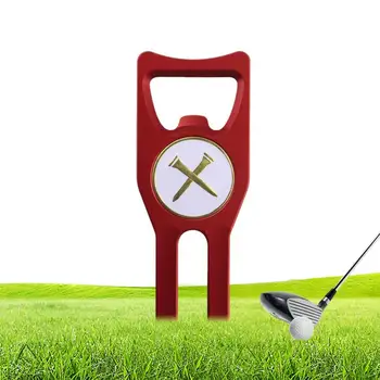 Divot Orodje Za Popravilo Prejete Za Golf Aluminij Zlitine Golf Divot Orodje Fine Izdelave Golf Prakticiranje Pripomoček Za Outdoor In Indoor Golf