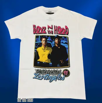 Novo Boyz v Kapuco Ice Cube južnoosrednja LA Moške 1991 Vintage T-Shirt